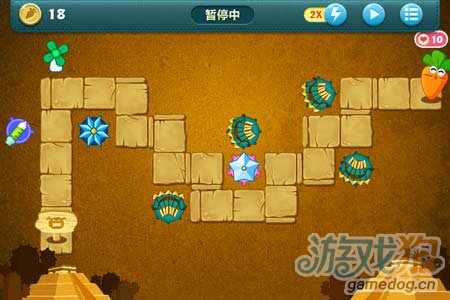 保卫萝卜沙漠主题第5关金萝卜攻略5