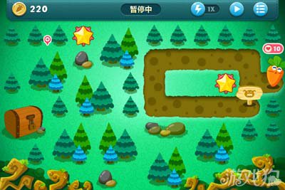 保卫萝卜挑战41攻略图文 星星碾压过关1