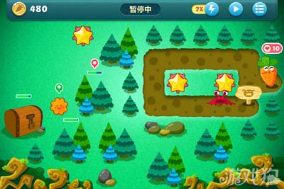 保卫萝卜挑战41攻略图文 星星碾压过关2