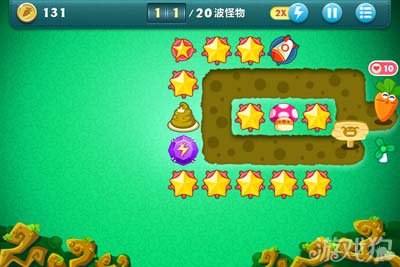 保卫萝卜挑战41攻略图文 星星碾压过关6