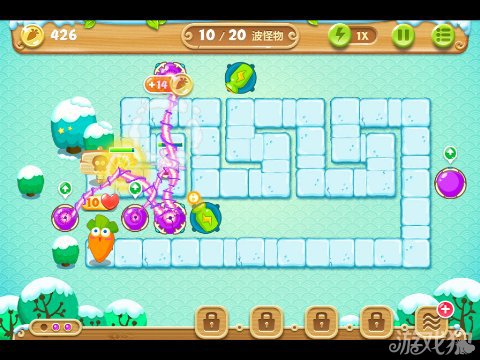 保卫萝卜2 7关水晶金萝卜图文攻略4