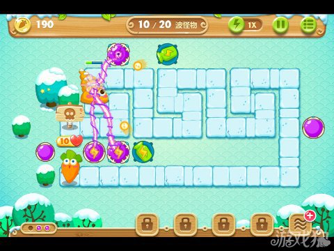 保卫萝卜2 7关水晶金萝卜图文攻略5