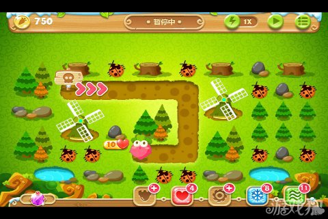 保卫萝卜2 17关水晶金萝卜图文攻略10