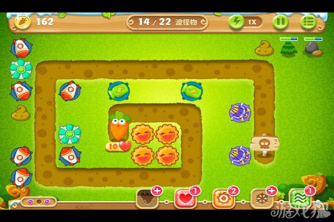 保卫萝卜2 24关水晶金萝卜图文攻略5