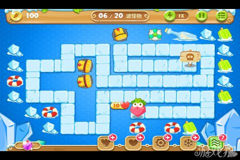 保卫萝卜2 34关水晶金萝卜图文攻略8