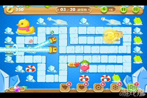 保卫萝卜2 34关水晶金萝卜图文攻略5