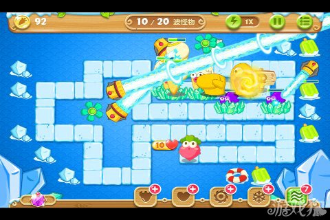 保卫萝卜2 34关水晶金萝卜图文攻略9