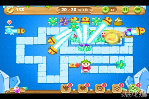 保卫萝卜2 34关水晶金萝卜图文攻略13