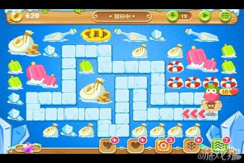 保卫萝卜2 44关水晶金萝卜图文攻略9