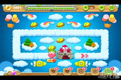 保卫萝卜2 55关水晶金萝卜图文攻略1