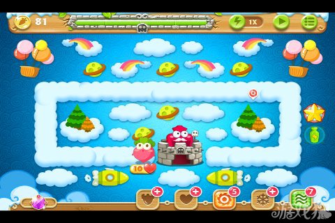 保卫萝卜2 55关水晶金萝卜图文攻略4