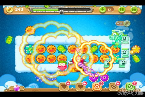 保卫萝卜2 55关水晶金萝卜图文攻略9