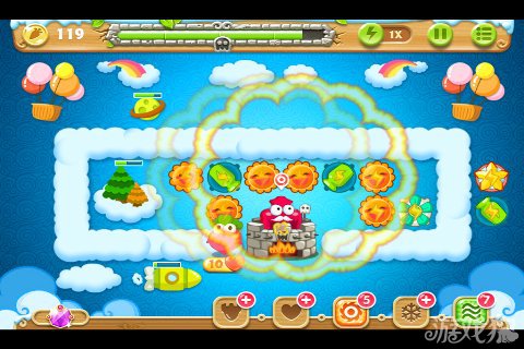 保卫萝卜2 55关水晶金萝卜图文攻略7