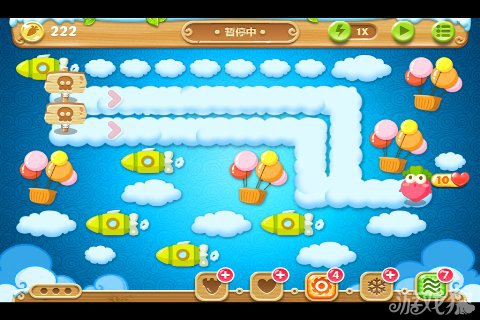 保卫萝卜2 57关水晶金萝卜图文攻略1