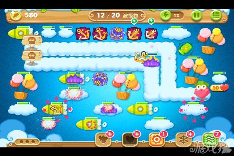 保卫萝卜2 57关水晶金萝卜图文攻略7