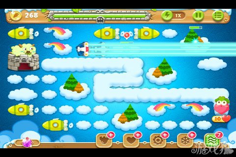 保卫萝卜2 60关水晶金萝卜图文攻略5