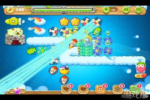 保卫萝卜2 60关水晶金萝卜图文攻略10