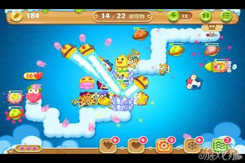 保卫萝卜2 62关水晶金萝卜图文攻略7