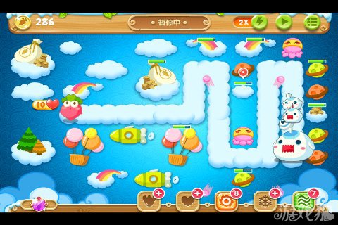 保卫萝卜2 65关水晶金萝卜图文攻略3