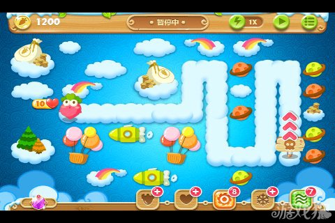 保卫萝卜2 65关水晶金萝卜图文攻略1